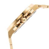 Buy Shop Michael Kors Lennox Chronograph Gold Dial Gold Steel Strap Watch For Men - MK8989 USA Online