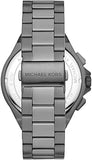 Buy Shop Michael Kors Lennox Chronograph Quartz Grey Dial Grey Steel Strap Watch For Men - MK9102 USA Online