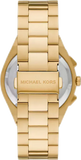 Buy Shop Michael Kors Lennox Chronograph White Dial Gold Steel Strap Watch For Men - MK9120 USA Online