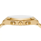 Buy Shop Michael Kors Lennox Chronograph White Dial Gold Steel Strap Watch For Men - MK9120 USA Online