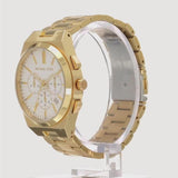 Buy Shop Michael Kors Lennox Chronograph White Dial Gold Steel Strap Watch For Men - MK9120 USA Online
