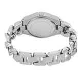 Buy Shop Michael Kors Lennox Pave Three-Hand Crystals Silver Dial Silver Steel Strap Watch for Women - MK7488 USA Online