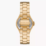 Buy Shop Michael Kors Lennox Quartz Black Dial Gold Steel Strap Watch For Women - MK7404 USA Online