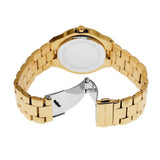 Buy Shop Michael Kors Lennox Quartz Black Dial Gold Steel Strap Watch For Women - MK7404 USA Online