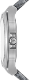 Buy Shop Michael Kors Lennox Quartz Black Dial Grey Leather Strap Watch For Women - MK7309 USA Online