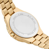 Buy Shop Michael Kors Lennox Quartz Green Dial Gold Steel Strap Watch For Women - MK7395 USA Online