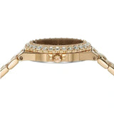 Buy Shop Michael Kors Lennox Quartz Green Dial Gold Steel Strap Watch For Women - MK7395 USA Online