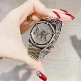 Buy Shop Michael Kors Lennox Quartz Silver Dial Silver Steel Strap Watch For Women - MK7234 USA Online