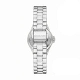 Buy Shop Michael Kors Lennox Three-Hand Blue Dial Silver Steel Strap Watch For Women - MK7397 USA Online