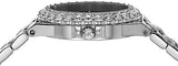 Buy Shop Michael Kors Lennox Three-Hand Blue Dial Silver Steel Strap Watch For Women - MK7397 USA Online