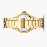 Buy Shop Michael Kors Lennox Three Hand Crystals Gold Dial Two Tone Steel Strap Watch For Women - MK7284 USA Online