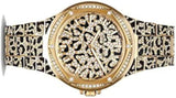 Buy Shop Michael Kors Lennox Three Hand Crystals Gold Dial Two Tone Steel Strap Watch For Women - MK7284 USA Online