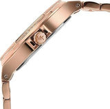 Buy Shop Michael Kors Lennox Three Hand Crystals Rose Gold Dial Rose Gold Steel Strap Watch For Women - MK6992 USA Online