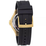 Buy Shop Michael Kors Lennox Three Hand Crystals Silver Dial Black Silicone Strap Watch For Women - MK7247 USA Online