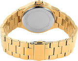 Buy Shop Michael Kors Lennox Three Hand Gold Dial Gold Steel Strap Watch For Women - MK7229 USA Online