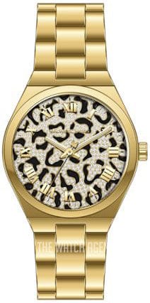 Buy Shop Michael Kors Lennox Three-Hand Gold Dial Gold Steel Strap Watch for Women - MK7500 USA Online