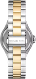 Buy Shop Michael Kors Lennox Three-Hand Gold Dial Two Tone Steel Strap Watch For Women - MK6988 USA Online