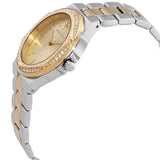 Buy Shop Michael Kors Lennox Three-Hand Gold Dial Two Tone Steel Strap Watch For Women - MK6988 USA Online