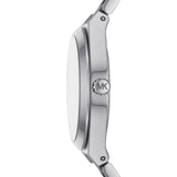 Buy Shop Michael Kors Lennox Three-Hand Green Dial Silver Steel Strap Watch for Women - MK7463 USA Online