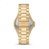 Buy Shop Michael Kors Lennox Three-Hand Quartz Gold Dial Gold Steel Strap Watch For Men - MK8939 USA Online