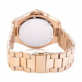 Buy Shop Michael Kors Lennox Three-Hand Quartz Gold Dial Gold Steel Strap Watch For Men - MK8939 USA Online