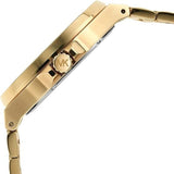 Buy Shop Michael Kors Lennox Three-Hand Quartz Gold Dial Gold Steel Strap Watch For Men - MK8939 USA Online