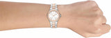 Buy Shop Michael Kors Lennox Three Hand Quartz Silver Dial Two Tone Steel Strap Watch For Women - MK6989 USA Online
