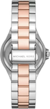 Buy Shop Michael Kors Lennox Three Hand Quartz Silver Dial Two Tone Steel Strap Watch For Women - MK6989 USA Online