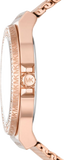 Buy Shop Michael Kors Lennox Three Hand Rose Gold Dial Rose Gold Mesh Strap Watch For Women - MK7336 USA Online