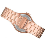 Buy Shop Michael Kors Lennox Three Hand Rose Gold Dial Rose Gold Steel Strap Watch For Women - MK7230 USA Online