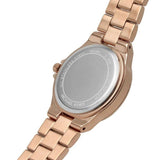 Buy Shop Michael Kors Lennox Three Hand Rose Gold Dial Rose Gold Steel Strap Watch For Women - MK7230 USA Online