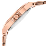 Buy Shop Michael Kors Lennox Three Hand Silver Dial Rose Gold Steel Strap Watch For Women - MK7279 USA Online
