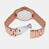 Buy Shop Michael Kors Lennox Three-Hand Silver Dial Rose Gold Steel Strap Watch For Women - MK7362 USA Online