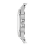 Buy Shop Michael Kors Lennox Three Hand Silver Dial Silver Steel Strap Watch For Women - MK7280 USA Online