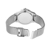 Buy Shop Michael Kors Lennox Three-Hand Silver Dial Silver Steel Strap Watch For Women - MK7337 USA Online