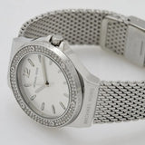 Buy Shop Michael Kors Lennox Three-Hand Silver Dial Silver Steel Strap Watch For Women - MK7337 USA Online