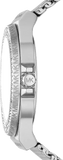 Buy Shop Michael Kors Lennox Three-Hand Silver Dial Silver Steel Strap Watch For Women - MK7337 USA Online