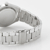 Buy Shop Michael Kors Lennox Three Hand Silver Dial Silver Steel Strap Watch For Women - MK7393 USA Online