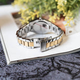 Buy Shop Michael Kors Lennox Three-Hand White Dial Two Tone Steel Strap Watch for Women - MK7464 USA Online