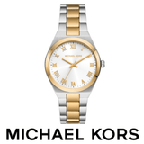 Buy Shop Michael Kors Lennox Three-Hand White Dial Two Tone Steel Strap Watch for Women - MK7464 USA Online