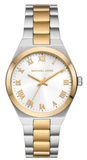 Buy Shop Michael Kors Lennox Three-Hand White Dial Two Tone Steel Strap Watch for Women - MK7464 USA Online