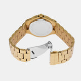 Buy Shop Michael Kors Lenox Three Hand Silver Dial Gold Steel Strap Watch For Women - MK7361 USA Online