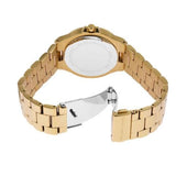 Buy Shop Michael Kors Lenox Three Hand Silver Dial Gold Steel Strap Watch For Women - MK7361 USA Online