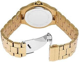 Buy Shop Michael Kors Lenox Three Hand Silver Dial Gold Steel Strap Watch For Women - MK7361 USA Online
