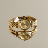 Buy Shop Michael Kors Lexington Analog Gold Dial Gold Steel Strap Watch for Women - MK4741 USA Online