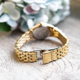 Buy Shop Michael Kors Lexington Analog Gold Dial Gold Steel Strap Watch for Women - MK4741 USA Online