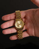 Buy Shop Michael Kors Lexington Analog Gold Dial Gold Steel Strap Watch for Women - MK4741 USA Online