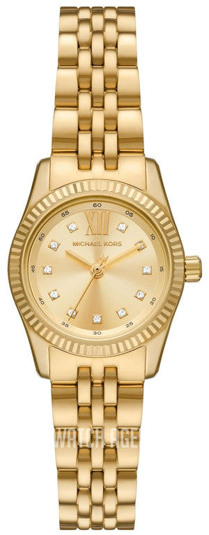 Buy Shop Michael Kors Lexington Analog Gold Dial Gold Steel Strap Watch for Women - MK4741 USA Online