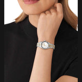 Buy Shop Michael Kors Lexington Analog Silver Dial Two Tone Steel Strap Watch for Women - MK4740 USA Online
