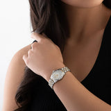 Buy Shop Michael Kors Lexington Analog Silver Dial Two Tone Steel Strap Watch for Women - MK4740 USA Online